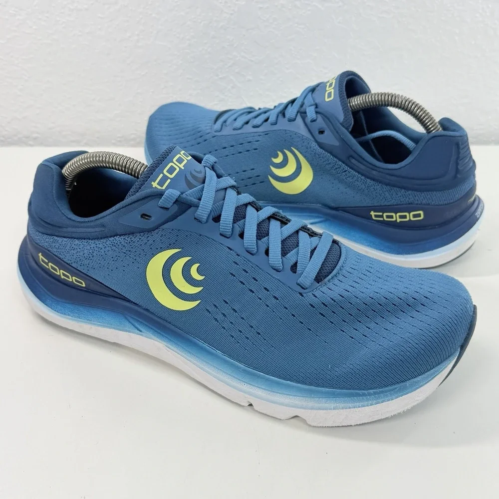 Topo Magnifly 5 Running Shoes Mens Size 9 Blue Green